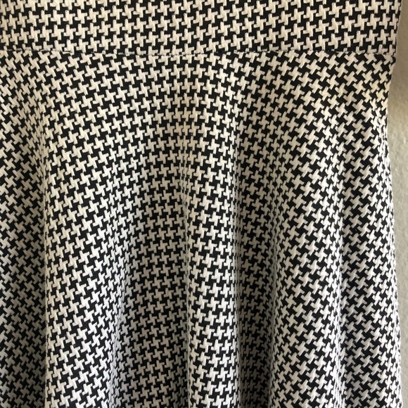 Charlotte Russe Black & Houndstooth Dress Sz Small - Picture 4 of 8